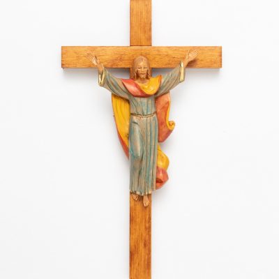 Cristo Risorto (172) su croce cm.30x17