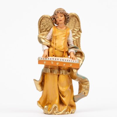 Angelo con pianola (254) cm.16,5