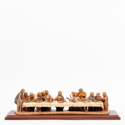 Ultima cena (580) cm.12 con base legno