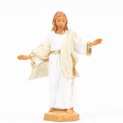 Cristo Risorto (584) veste bianca cm.12