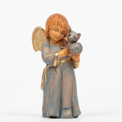 Angelo con gatto (782) cm.7,5