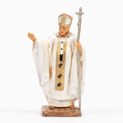 Papa Giovanni Paolo II (1216) veste bianca cm.7