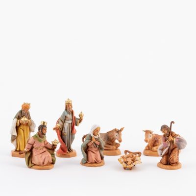 Natività 8 pezzi per presepe cm.6,5