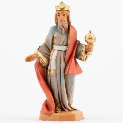 Re bianco (6) per presepe cm.6,5