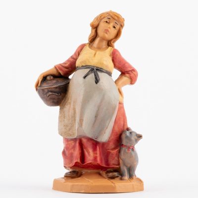 Pastorella (45) per presepe cm.6,5