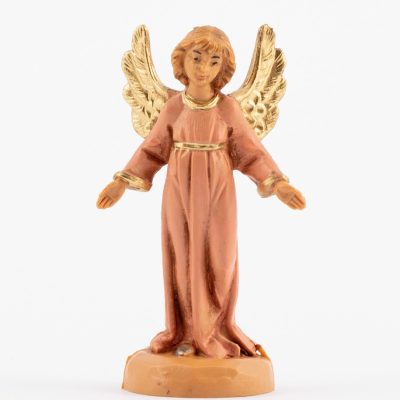 Angelo in piedi per presepe cm.6,5