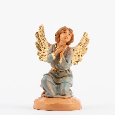 Angelo in ginocchio per presepe cm.6,5