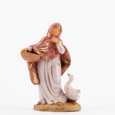 Pastorella (110) per presepe cm.12