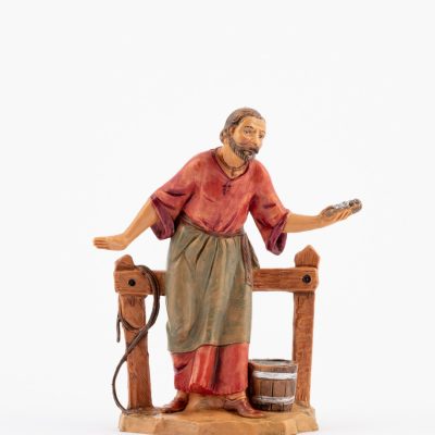 Pastore (175) per presepe cm.12