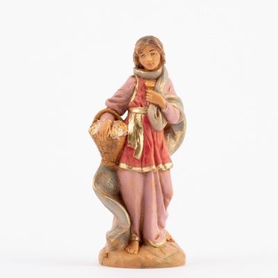Pastorella (186) per presepe cm.12 con scatola litografata