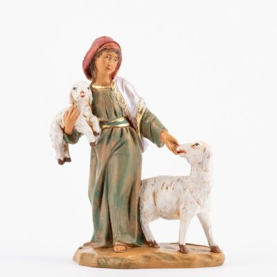 Pastorella (242) per presepe cm.12 con scatola litografata