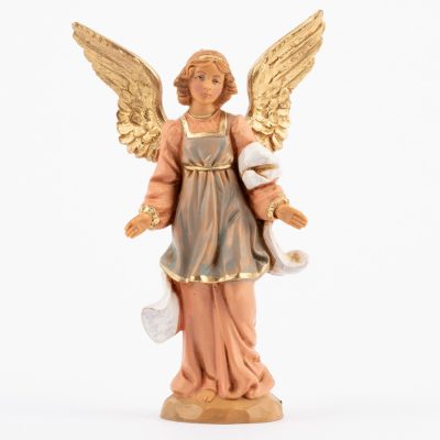 Angelo in piedi per presepe cm.12