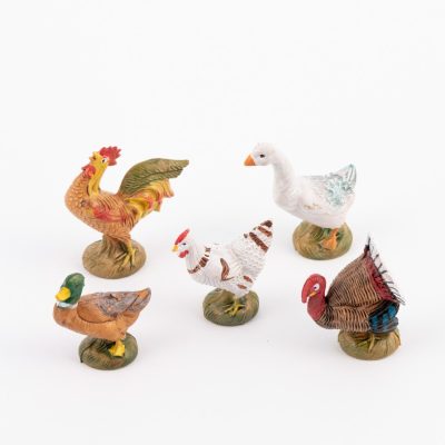 Gallinacei per presepe cm.11 e cm.12