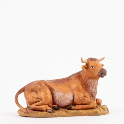Bue per presepe cm.19