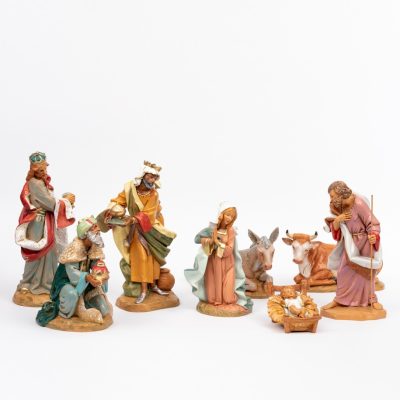 Natività 8 pezzi per presepe cm.30