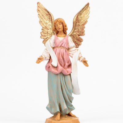 Angelo in piedi per presepe cm.30