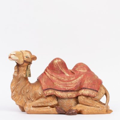 Cammello con coperta per presepe cm.45