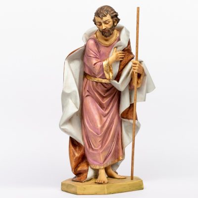 San Giuseppe in resina per presepe cm.65