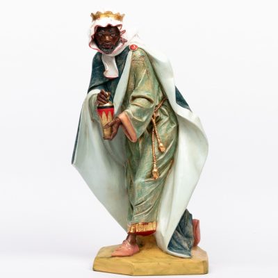 Re moro (3) in resina per presepe cm.65