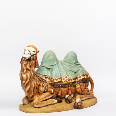 Cammello seduto in resina per presepe cm.65