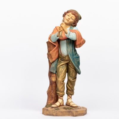 Pastore (6) in resina per presepe cm.65