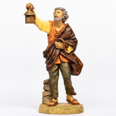 Pastore (8) in resina per presepe cm.65