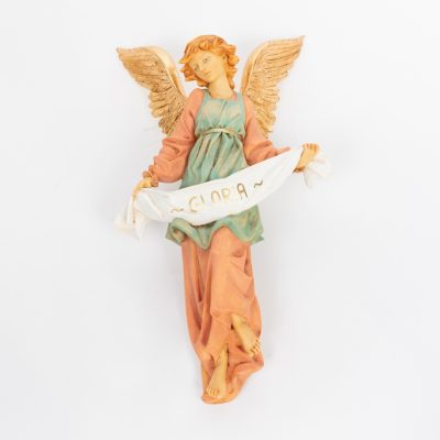 Angelo Gloria in resina per presepe cm.65