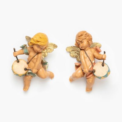 Angeli con tamburo (796-7) cm.7