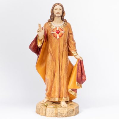 Sacro Cuore in resina cm.109