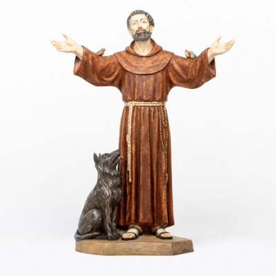 San Francesco in resina cm.100