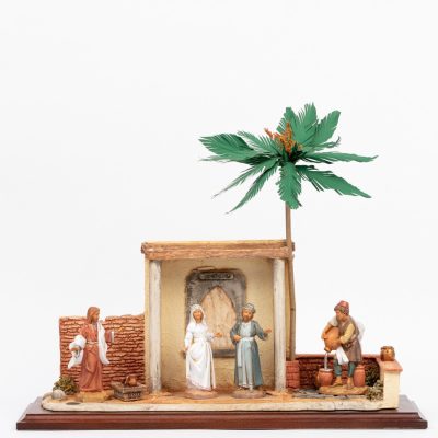 Scena Nozze di Cana con personaggi cm.12