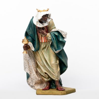 Re moro (3) in resina per presepe cm.125