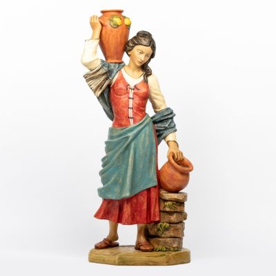 Pastorella (4) in resina per presepe cm.125