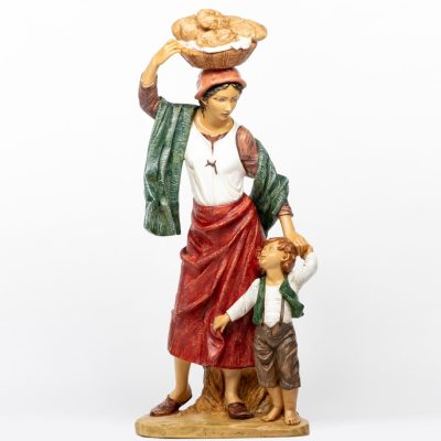 Pastorella (8) in resina per presepe cm.125