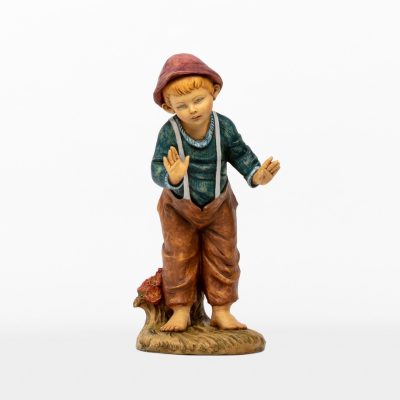 Pastore (10) in resina per presepe cm.125