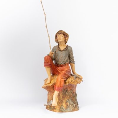 Pastore (16) in resina per presepe cm.125
