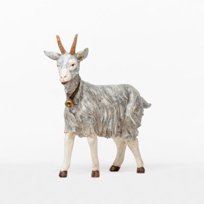 Capra in piedi in resina per presepe cm.125