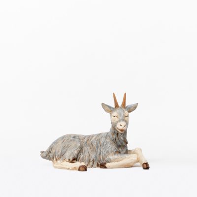 Capra in resina per presepe cm.125