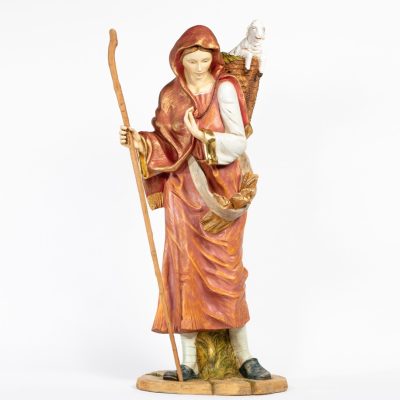 Pastorella (2) in resina per presepe cm.180
