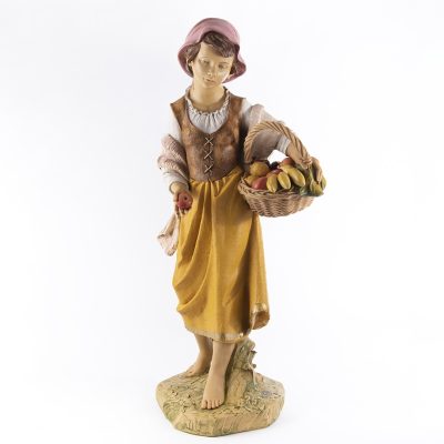 Pastorella (6) in resina per presepe cm.125