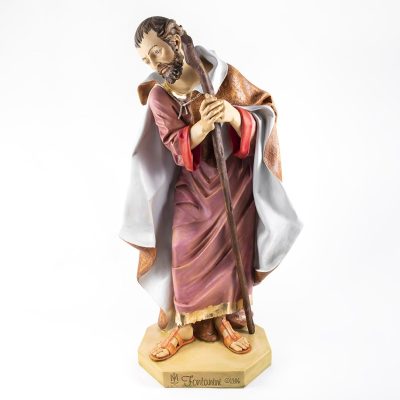 San Giuseppe in resina per presepe cm.125