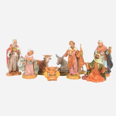 Natività' 8 pezzi per presepe cm.12