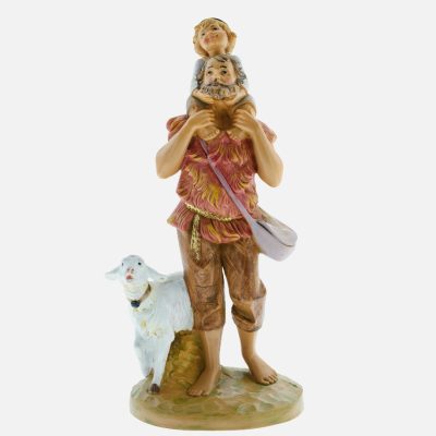 Pastore (264) per presepe cm.12 con scatola litografata