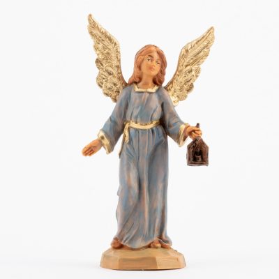 Angelo in piedi per presepe cm.9,5