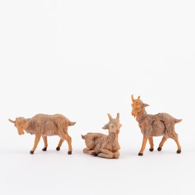 3 caprette per presepe cm.10 e 11