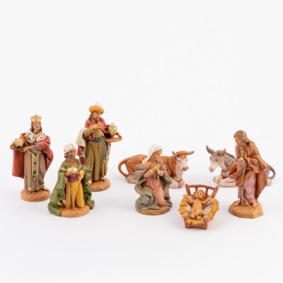 Natività 8 pezzi per presepe cm.11
