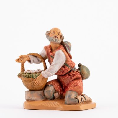Pastore (129) per presepe cm.11