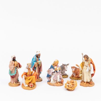 Natività 8 pezzi per presepe cm.15