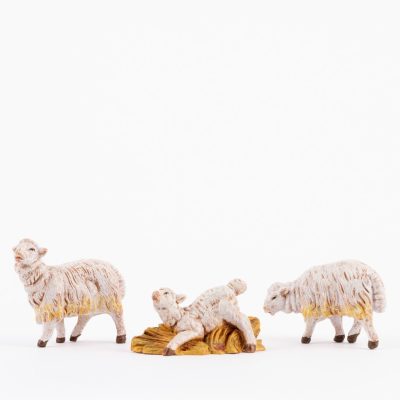 3 pecore per presepe cm.15