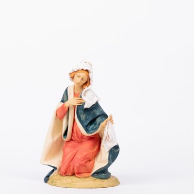 Madonna in resina per presepe cm.52